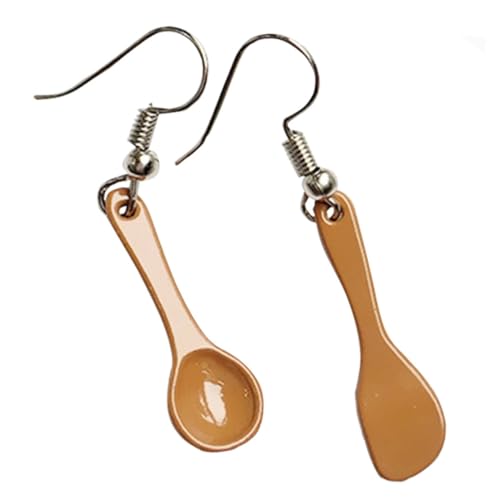 OUNONA Handgefertigte Ohrhaken Ohrringe Mini Spatel und Löffel Design Lustiger Ohrschmuck Damen Leicht und Angenehm Für Alltag und OUNONA Handgefertigte Ohrhaken Ohrringe Mini Spatel und Löffel Design Lustiger Ohrschmuck Damen Leicht und Angenehm Für Alltag und von OUNONA