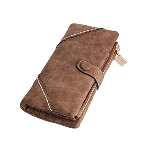 OUNONA Handtasche Damen Multifunktionale Geldbörse mit Reißverschluss und Schöner Spitzenborte Elegantes Design für Frauen zur Aufbewahrung von Geld und Karten Kaffee OUNONA Handtasche Damen Multifunktionale Geldbörse mit Reißverschluss und Schöner Spitzenborte Elegantes Design für Frauen zur Aufbewahrung von Geld und Karten Kaffee von OUNONA