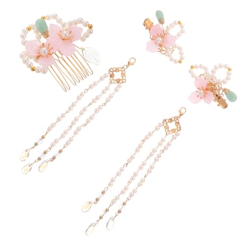 OUNONA Hanfu Haarclip mit Quaste und Perlen Traditioneller Chinesischer Haarschmuck Dekorativer Haarkamm für Frauen und Mädchen Stilvoller Haarschmuck Hochzeit Party und Alltag OUNONA Hanfu Haarclip mit Quaste und Perlen Traditioneller Chinesischer Haarschmuck Dekorativer Haarkamm für Frauen und Mädchen Stilvoller Haarschmuck Hochzeit Party und Alltag von OUNONA