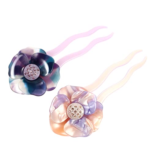 OUNONA Hanfu Haarstäbchen Mädchen Haarstab Dekorative Haarnadel Vintage Haarnadel Haarschmuck Langlebiges Material Zartes Design von OUNONA