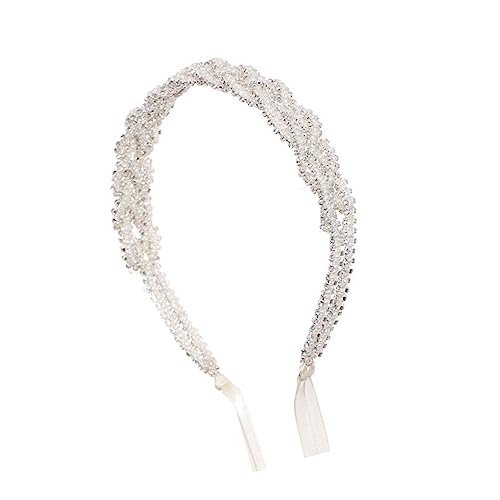 OUNONA Hochzeit Stirnband Mit Perlen Verzierung Für Braut Brautjungfern Haarband Kopfbedeckung Für Frauen Mädchen Partys Abendveranstaltungen von OUNONA