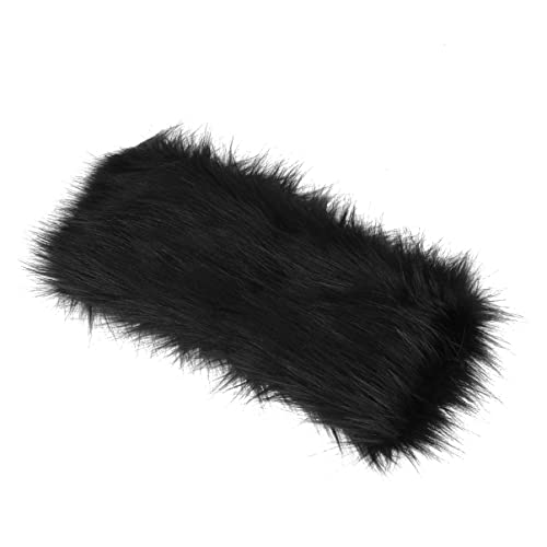 OUNONA Imitierter Pelz Stirnband für Frauen Warmer Kopfschmuck Faux Fell Bequemes Headdress Schwarz für Kalte Wintertage Modisches Accessoire für von OUNONA