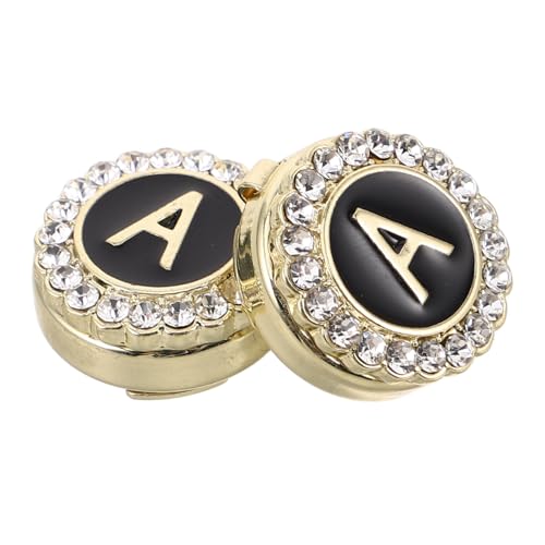 OUNONA Initial Manschettenknöpfe Herren Goldplattierte Buchstaben Cufflinks aus Zinklegierung Langlebig und Farbbeständig Accessoires für Hochzeit Business und Formelle Anlässe von OUNONA