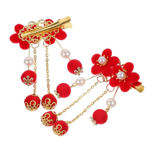 OUNONA Chinesische Haarnadeln Im Alten Stil Mit Quaste Hanfu Kopfschmuck Für Mädchen Und Junge Mädchen Party Und Festival Accessoires von OUNONA