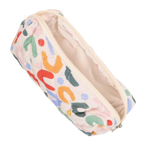 OUNONA Kleine Kosmetiktasche für Reisen Multifunktionale Make Up Floralem Design für Toilettenartikel und Schreibwaren Accessoire von OUNONA