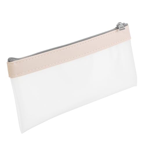 OUNONA Kleine Transparente Geldtasche für Damen Multifunktionale Aufbewahrungstasche für Münzen Stifte Make Up mit Zuverlässigem Reißverschluss für Reisen von OUNONA