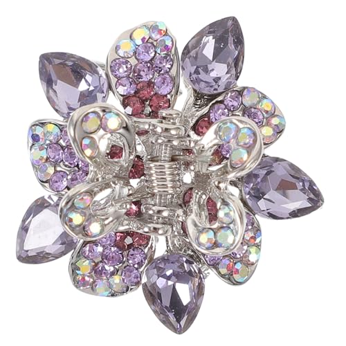 OUNONA Kleiner Dekorativer Haar Krallenclip mit Glitzer Kompakte Form Einzigartiges Design Stabiler Haarschmuck für Damen Geeignet für Alltag Party und Besondere Anlässe von OUNONA