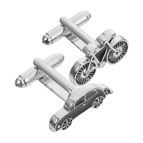 OUNONA Kreative Manschettenknöpfe Manschettenknöpfe Hemd Hemdknöpfe Für Männer Fahrzeug Bräutigam Manschettenknopf Hemd Männer von OUNONA