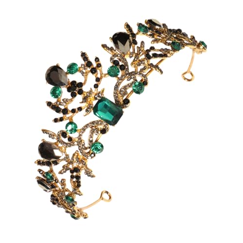 OUNONA Kristallkrone Tiara Haarschmuck Krone Kopfstück Hochzeit Party Haarschmuck Damen von OUNONA
