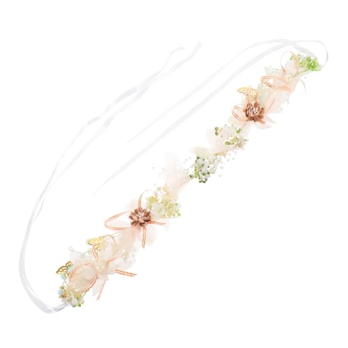 OUNONA Künstliche Blumenkrone Blumenhaarband Blumenkranz Stirnband Blumenhaardekor Blumenkrone Für Junge Mädchen Mädchenkranz Blumenkopfschmuck Für Alltag Und Anlässe von OUNONA