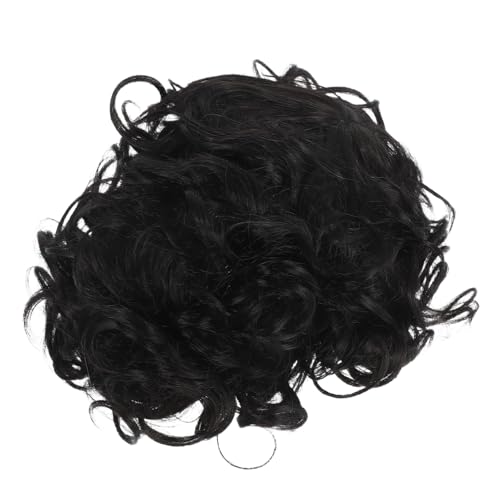 OUNONA Kurz Afro Locken Perücke Damen Synthetisch Voluminös Komfortabel Alltag Party Stylisch von OUNONA