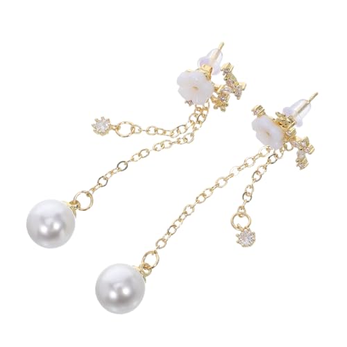 OUNONA Blumige Ohrringe Mit Langen Quasten Stilvolle Leichte Schmuckstücke Für Damen Vielseitige Ohrhänger Für Arbeiten Freizeit Und Besondere Anlässe in Gold OUNONA Blumige Ohrringe Mit Langen Quasten Stilvolle Leichte Schmuckstücke Für Damen Vielseitige Ohrhänger Für Arbeiten Freizeit Und Besondere Anlässe in Gold von OUNONA