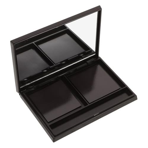 OUNONA Leere Magnetische Make Up Palette Kompakt mit Spiegel DIY Aufbewahrungsbox für Lidschatten Lippenstift Praktische Makeup Mischpalette für Zuhause und Unterwegs von OUNONA