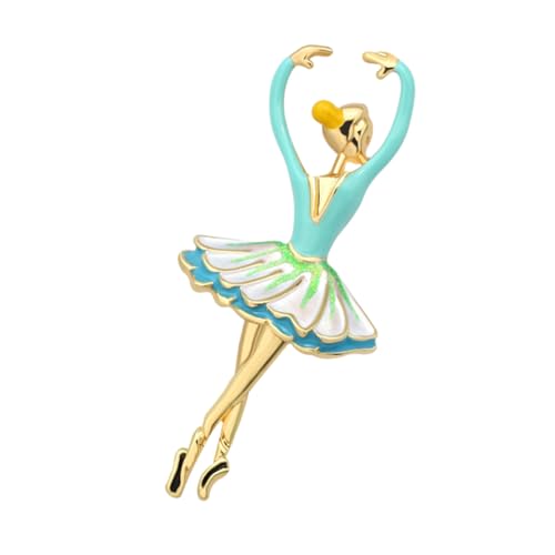 OUNONA Legierung Ballettmädchen Brosche Dekorative Anstecknadel für Kleidung Taschen Rucksäcke Leichtes Langlebiges Design Vielseitiges Accessoire für Frauen von OUNONA