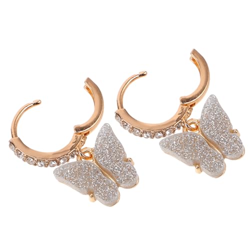 OUNONA Leichte Schmetterling Ohrringe Resin Damen Ohrhänger Elegant Süßer Stil Vielseitig Schmuck für Frauen Mädchen von OUNONA