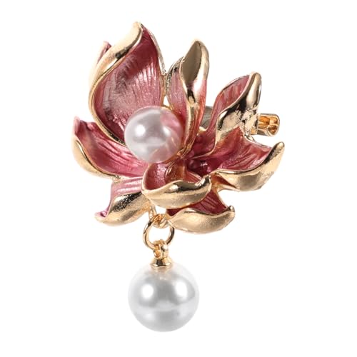 OUNONA Lotusblumen Brosche mit Imitationsperle Chinesische Anstecknadel für Kleidung Eleganter Schal Clip Glatte Oberfläche Dekoratives Accessoire für Partys und Festliche Anlässe OUNONA Lotusblumen Brosche mit Imitationsperle Chinesische Anstecknadel für Kleidung Eleganter Schal Clip Glatte Oberfläche Dekoratives Accessoire für Partys und Festliche Anlässe von OUNONA
