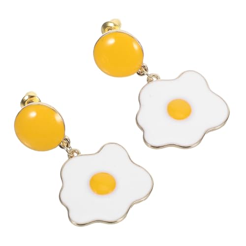 OUNONA Lustige Ohrstecker Damen Fried Egg Design Leichte Bequeme Ohrringe Schmuck Niedliche Ohraccessoires für Alltag Party und OUNONA Lustige Ohrstecker Damen Fried Egg Design Leichte Bequeme Ohrringe Schmuck Niedliche Ohraccessoires für Alltag Party und von OUNONA