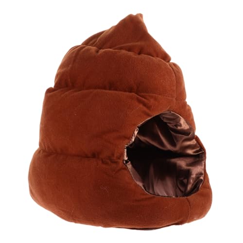 OUNONA Lustiger Cosplay Hut Kreativer Poop Hut für Fasching Halloween Karneval Bequeme Kopfbedeckung für Fotoshootings Partys von OUNONA