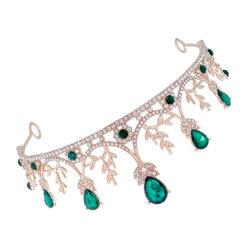 OUNONA Luxuriöse Damen Tiara mit Funkelnden Strasssteinen Eleganter Brautschmuck für Hochzeit und Party Verstellbare Haarspange Vielseitig für Festliche Anlässe Geeignet von OUNONA