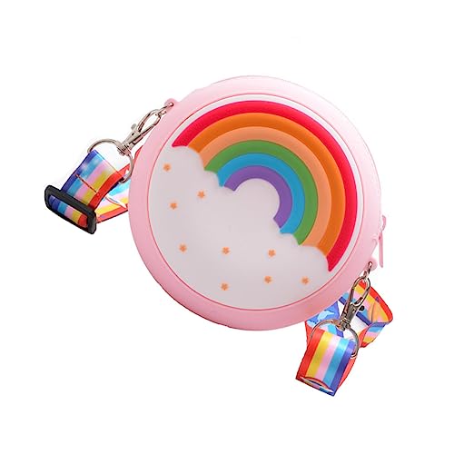OUNONA Mädchen Mini Umhängetasche Niedlicher Cartoon Geldbeutel Regenbogenrosa Verwendbar als Crossbody oder Schultertasche Große Kapazität Modisches Design mit Zufällige Zufällige Farbe OUNONA Mädchen Mini Umhängetasche Niedlicher Cartoon Geldbeutel Regenbogenrosa Verwendbar als Crossbody oder Schultertasche Große Kapazität Modisches Design mit Zufällige Zufällige Farbe von OUNONA