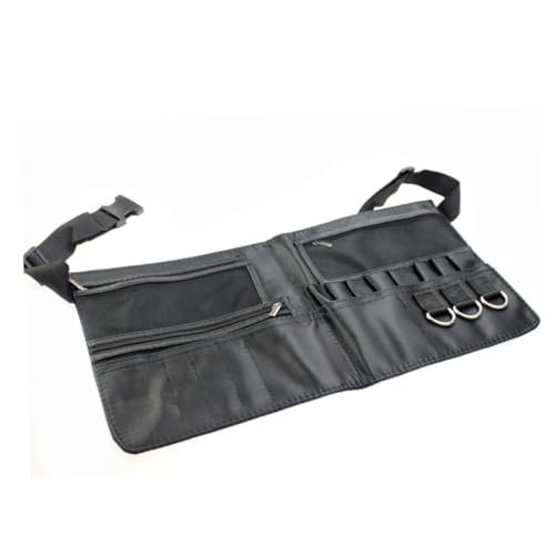 OUNONA Make up Pinsel Waist Bag Professionelle Kosmetiktasche mit Werkzeugen Verstellbarer Gürtel Mehrere Innenfächer für Pinsel Mascara Lippenstift für Foto Studio und Make up Profis von OUNONA