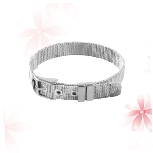 OUNONA Edelstahlkette Mesh Für Männer Verstellbares Armband Aus Edelstahl Modischer Kettenarmband Mit Angenehmer Haptik von OUNONA