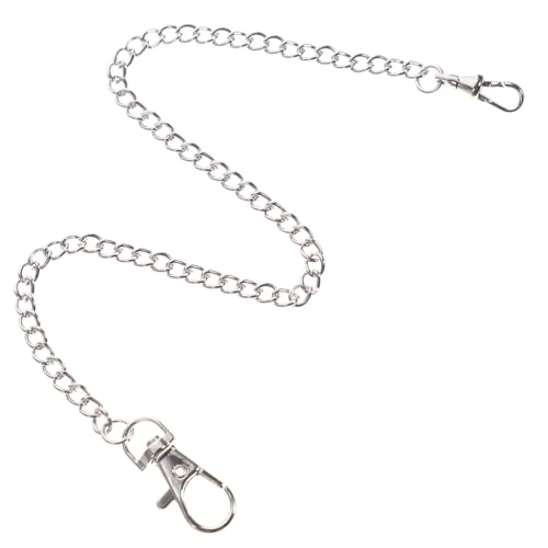 OUNONA Metallene Taschenuhrkette Für Kleidung Robuste Jeans Hosenkette Mit Hummerkrallenverschluss Accessoire Für DIY-enthusiasten Und Modebewusste Männer von OUNONA