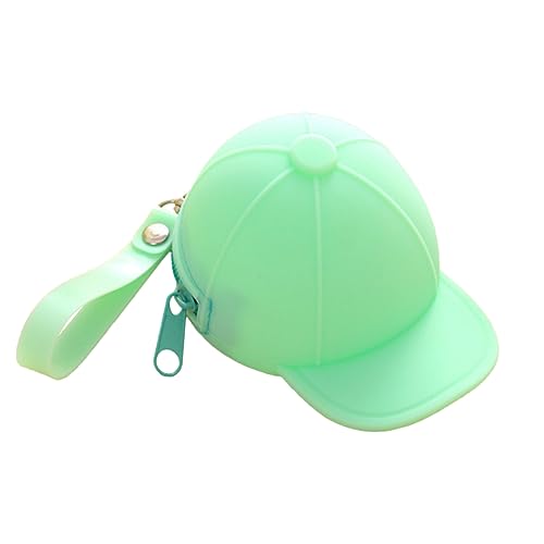 OUNONA Mini Münzbörse Baseball Design Wasserdichtes Silikon Portemonnaie Farbenfrohe Candy Color Geldbörse Leicht Langlebig und Waschbar Geeignet für Mädchen für Münzen und Kleinteile von OUNONA