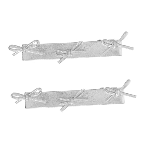 OUNONA Mini-schleifen Haarspangen Mit Schleife Für Frauen Einfache Schleifenclips Süße Schleifenclips Winzige Haarspangen Für Mädchen Kokette Haarschleifen Haarstyling-clips von OUNONA