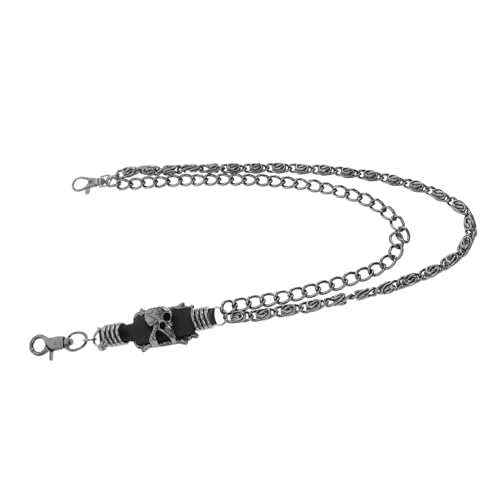 OUNONA Kette Für Hosen Aus Metall Für Männer Passend Zu Jeans Und Freizeitkleidung Mit Einfacher Schnellverschlussfunktion Für Individuelle Modeaccessoires von OUNONA