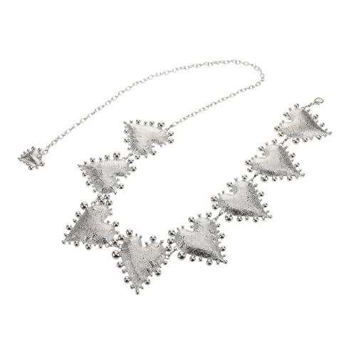 OUNONA Taillenkette Für Damen Aus Metall Seitliche Gürtelkette Mit Herz-design Verstellbar Für Alltag Und Partys Körperschmuck Für Frauen von OUNONA
