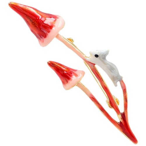 OUNONA Kaninchen Brosche Anstecknadel Emaille Niedliches Tiermotiv Langlebig für Frauen für Kleidung und Hüte von OUNONA