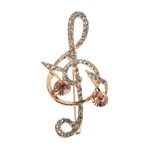 OUNONA Musiknoten Brosche mit Strass für Damen Stilvolles Accessoire für Anzüge Cardigans und Kleider für Hochzeiten Konzerte und Besondere Anlässe OUNONA Musiknoten Brosche mit Strass für Damen Stilvolles Accessoire für Anzüge Cardigans und Kleider für Hochzeiten Konzerte und Besondere Anlässe von OUNONA