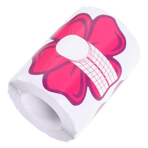 OUNONA Nail Extension Forms Papierrolle Acryl Nagelverlängerung Schablonen Maniküre Anleitung DIY Nail Art Guide Aufkleber für Anfänger und Profi Nagelstudio von OUNONA
