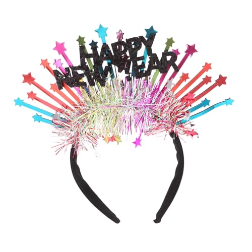 OUNONA Neujahrs Stirnband Party Haarreif Glitzerndes Kopfschmuck Accessoire Komfortabel Langlebig Für Silvesterfest Festliche Anlässe von OUNONA