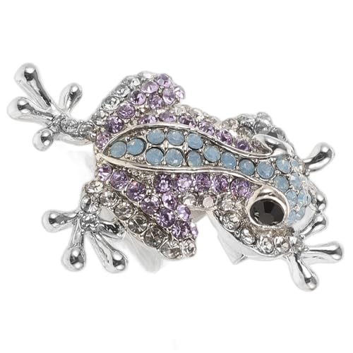 OUNONA Niedliche Frosch Brosche Robustem Metall Vielseitiger Ansteckpin für Kleidung Anzug Rucksack Schal und Hut Langlebiges Design für Freunde und Familie von OUNONA
