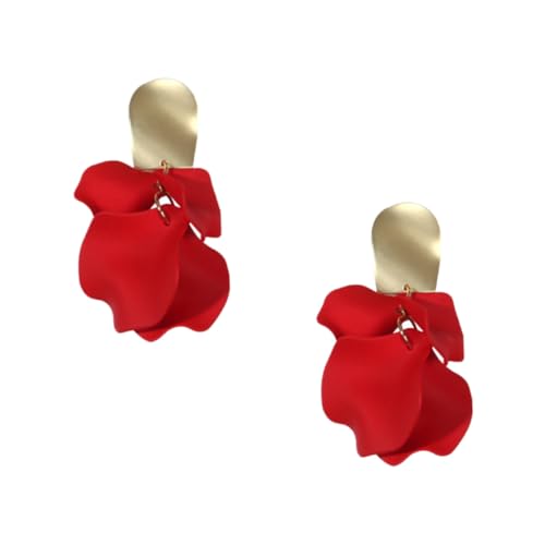 OUNONA Ohrhänger Damen Ohrringe Blumen design Hängend Leicht Elegant Modisch Geschenk Schmuck für Frauen und Mädchen von OUNONA
