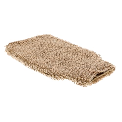OUNONA Peeling Badhandschuhe aus Weichem Jute Material Ganzhand Design für Effektives Hautpeeling und Massage Vielseitige Duschhandschuhe zur Entfernung Abgestorbener Haut für Damen und von OUNONA