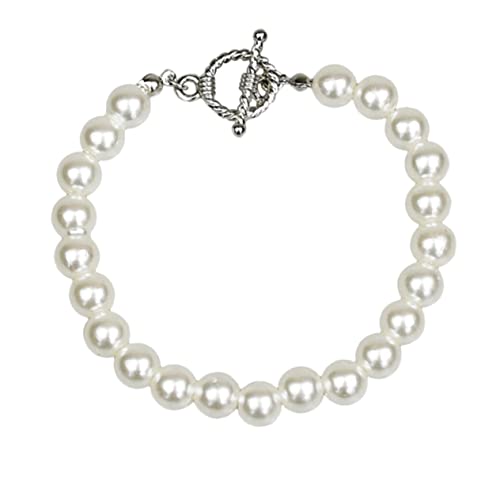 OUNONA Perlenarmband Damen Handgefertigtes Stilvolles Armband mit Barock Perlen Elegantes Schmuckstück für Frauen als für Freunde und Familie Hochwertiges Design und Verarbeitung von OUNONA