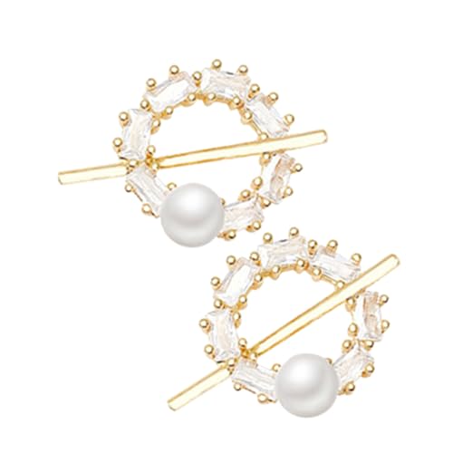 OUNONA Perlenohrringe Damen Ohrstecker Zarte Metallfassung Leicht Elegant Modisch Schmuck für Frauen und Mädchen Alltag und Fest OUNONA Perlenohrringe Damen Ohrstecker Zarte Metallfassung Leicht Elegant Modisch Schmuck für Frauen und Mädchen Alltag und Fest von OUNONA