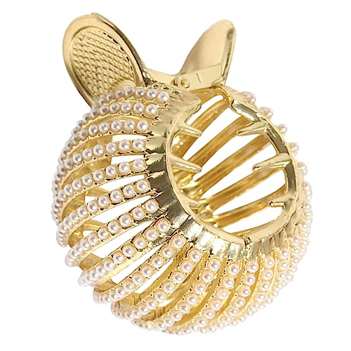 OUNONA Pferdeschwanzclip Perlen Rutschfester Haarklammer für Dickes Haar Eleganter Haarschmuck für Damen für Hohe und Besondere von OUNONA