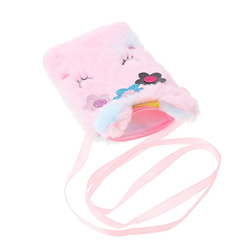 OUNONA Plüsch Einhorn Umhängetasche für Niedliche Crossbody Tasche mit Einzigartigem Design für Kindergarten Einkaufen Reisen und Tägliche Nutzung OUNONA Plüsch Einhorn Umhängetasche für Niedliche Crossbody Tasche mit Einzigartigem Design für Kindergarten Einkaufen Reisen und Tägliche Nutzung von OUNONA