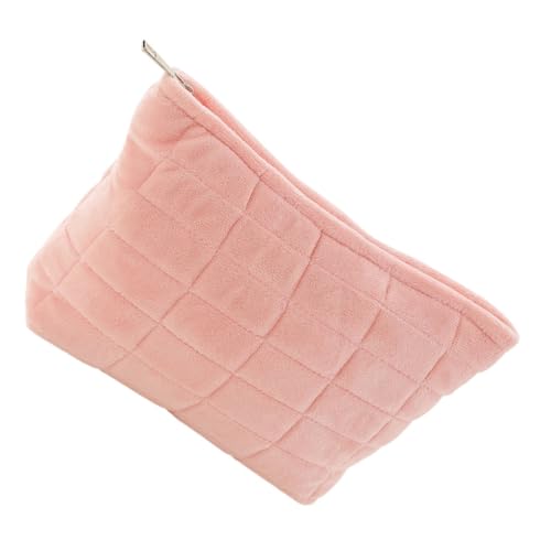 OUNONA Karierte Kosmetiktasche Mit Großem Fassungsvermögen Reißverschlusstasche Für Reise Und Täglichen Gebrauch Make-up-Organizer Für Damen von OUNONA