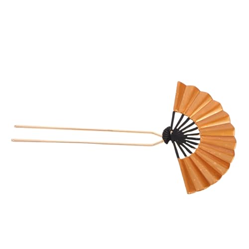 OUNONA Retro Chinesische Haarnadel mit Fächer design aus Zinklegierung Vielseitiger und Haarschonender Haarschmuck für Damen für Hanfu Hochzeiten Partys und Stilvolle Hochsteckfrisuren von OUNONA