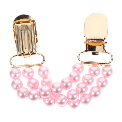 OUNONA Pulloverclips Für Damen Umhangkette Mit Kunstperlen Schalclip Cardigankragenhalter Retro-cardiganclips Pulloververschluss Multifunktionales Accessoire Für Strickjacken Kleider von OUNONA