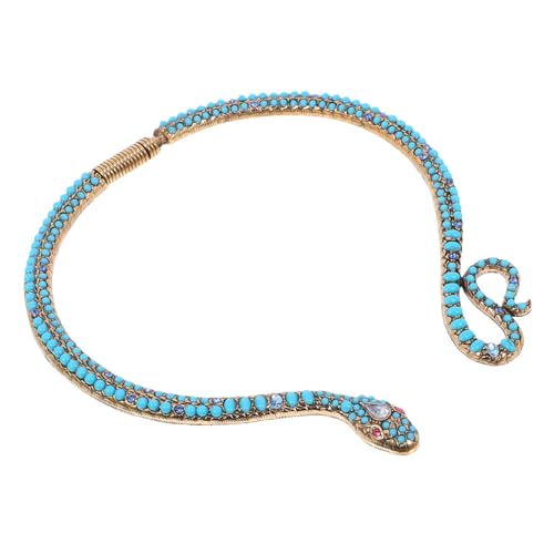 OUNONA Retro Snake Necklace Legierung Stilvolle Clavicle Chain für Tag für und Besondere Anlässe von OUNONA