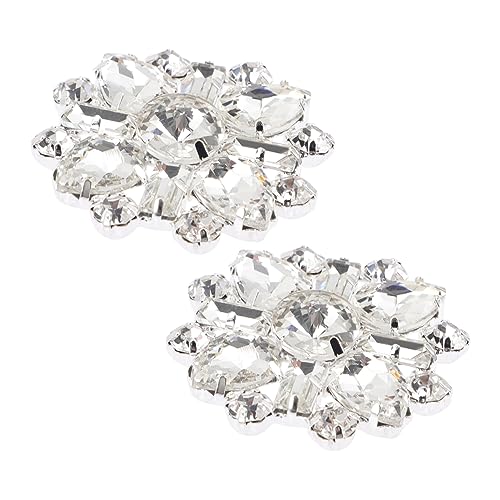 OUNONA Rhinestone Bridal Shoe Buckle Kristall Schuhclips Strass Hochzeitsschmuck Damen High Heels Dekoration Einfach Anbringbar Wiederverwendbar Elegant von OUNONA
