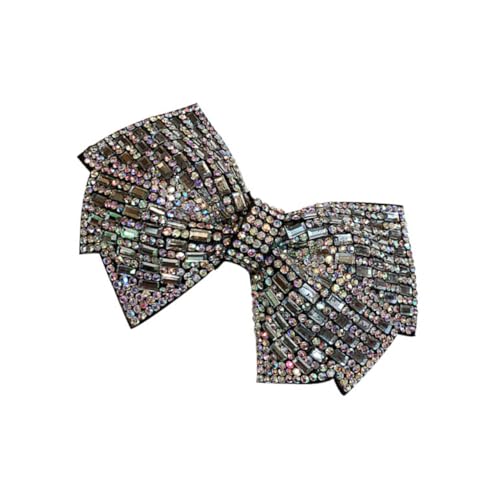OUNONA Rhinestone Haarklammer Damen Vintage Strass Schleifen Haarspange Glänzend Frühling Haarclip Haarschmuck Accessoire für Alltag und Fest von OUNONA