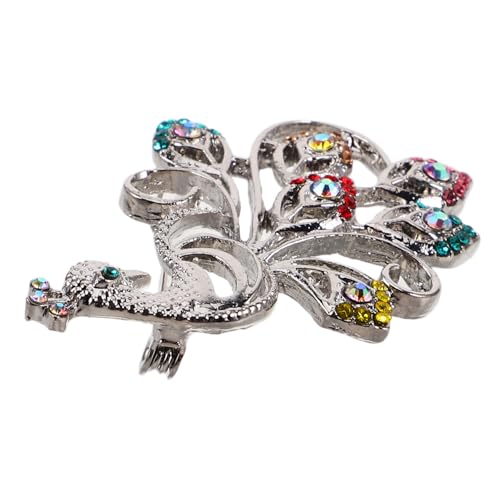 OUNONA Pfauenbrosche Mit Strass Für Damen Vogel-reversnadel Als Schal-clip Pullover-anstecknadel Und Tier-schmucknadel Für Kleider von OUNONA
