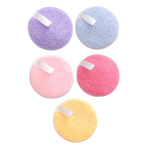 OUNONA Runde Make Up Entferner Pads 5 Stück Wiederverwendbare Kosmetische Reinigungspads für Empfindliche Haut Sanfte Gesichtsreinigung für Foundation und Puder OUNONA Runde Make Up Entferner Pads 5 Stück Wiederverwendbare Kosmetische Reinigungspads für Empfindliche Haut Sanfte Gesichtsreinigung für Foundation und Puder von OUNONA